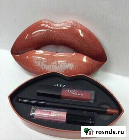 Набор: матовая помада+блеск+карандаш Евпатория - изображение 1