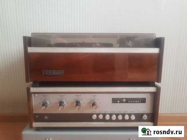 Комплект электрофон и усилитель Корвет Красноярск - изображение 1