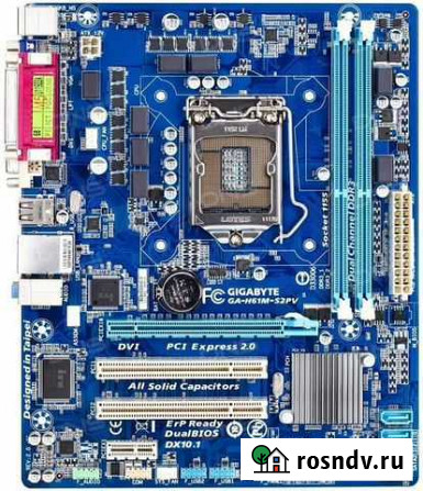 GA-H61M-S2PV + I3-2100 (3.1 GHz) Таганрог - изображение 1