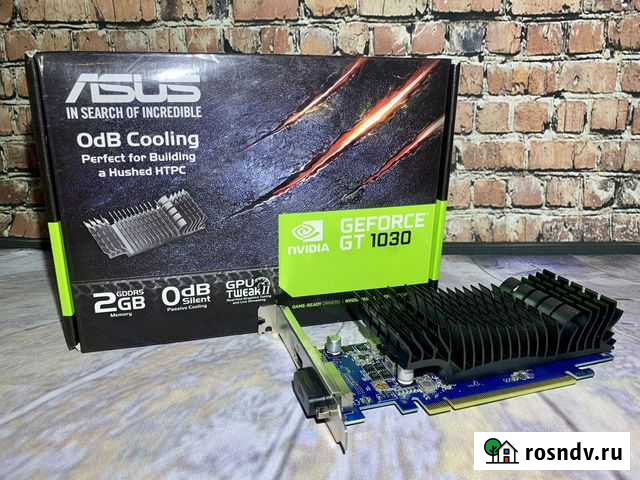 Видеокарта asus gtx 1030 2 gb gddr5 Лысьва - изображение 1
