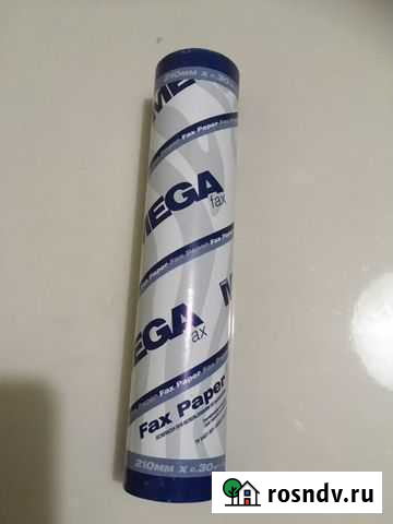 Бумага факсовая новая Уфа - изображение 1