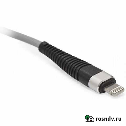 Кабель CBR USB-Lightning, 1м silver Пермь - изображение 1