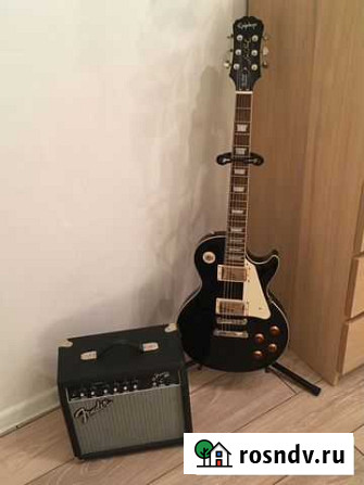 Электрогитара Epiphone LES paul standard ebony Владимир - изображение 1