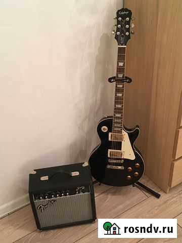 Электрогитара Epiphone LES paul standard ebony Владимир - изображение 1