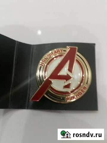 Значок Почётный Мститель из игры Avengers Калуга - изображение 1