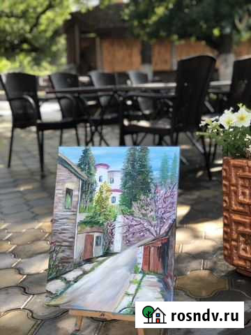 Картина маслом Улочка Королев - изображение 1