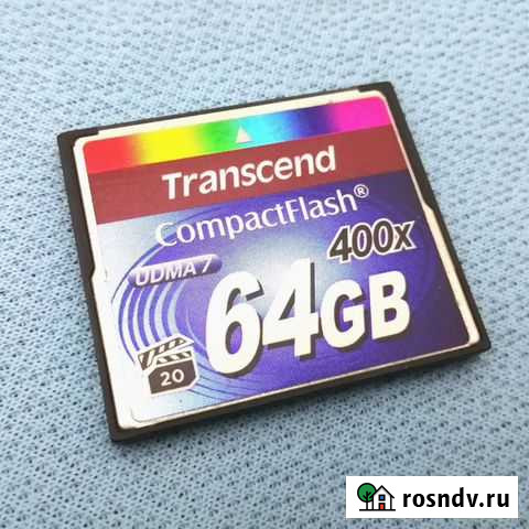 Карта памяти CompactFlash CF 64Gb 400х Великий Новгород - изображение 1