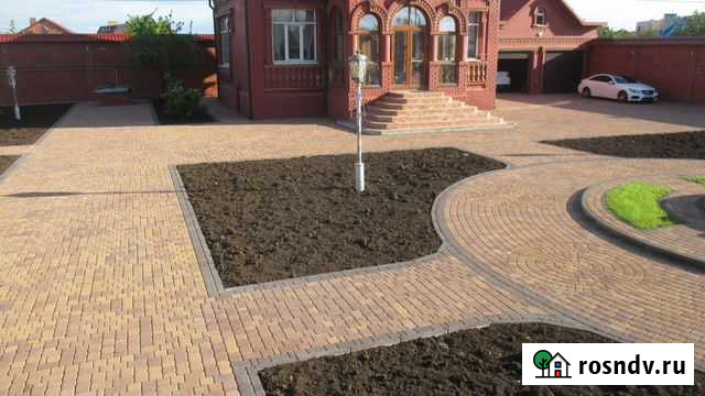 Укладка тротуарной плитки Яблоновский - изображение 1