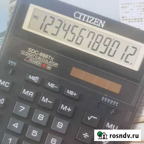 Калькулятор citizen SDC- 888TII Луховицы - изображение 1