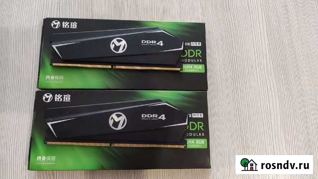 Оперативная память DDR4 2х8gb Киров - изображение 1