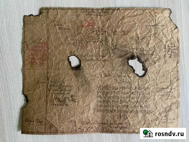 Карта Трора, Одинокая гора, Хоббит Магадан - изображение 1