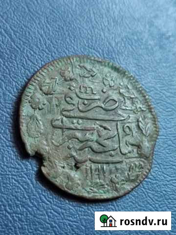 Копейка (2 акче) 1191 г.х 5 год Шахин Гирей Симферополь - изображение 1