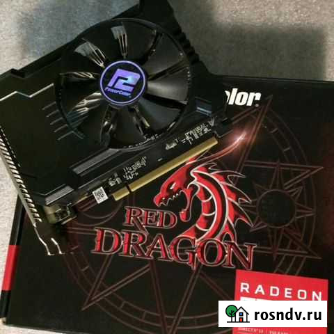 Видео карта Power Color Rx 550(2gb) Хасавюрт - изображение 1