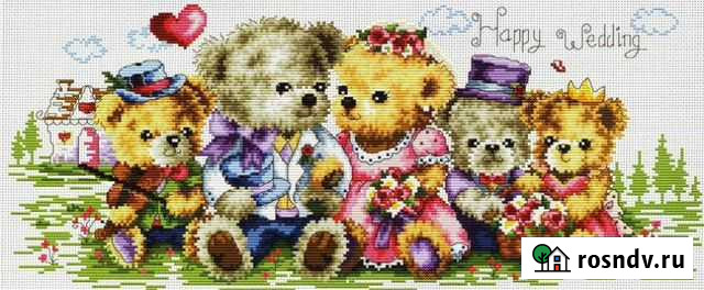 Вышивка Семейка медвежат (Белоснежка) Тюмень - изображение 1