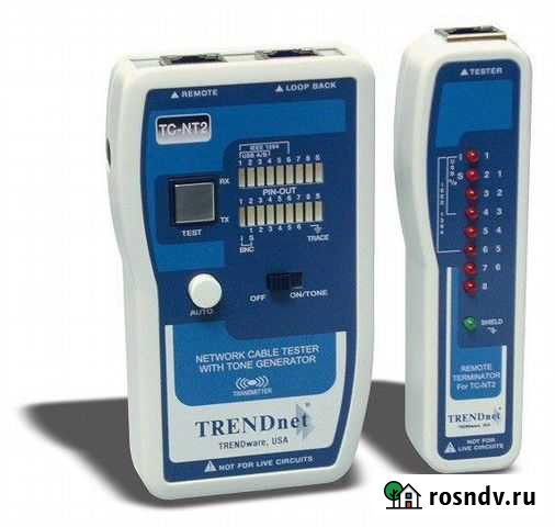 Тестер для сетевых кабелей TC-NT2 Ангарск - изображение 1