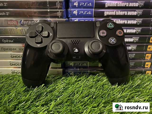 Геймпад DualShock 4 v2 Оригинал Черный Кострома - изображение 1