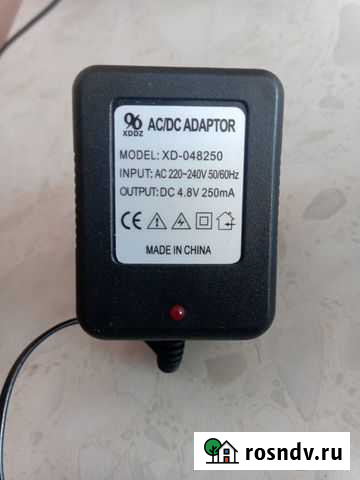Зарядное устройство 4,8v 250mA Курган - изображение 1