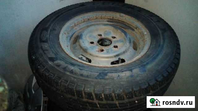 Продаю готовое колесо 205/70/14 липучка GoodYear i Новое Девяткино - изображение 1