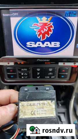 Pioneer+адаптер управления на руле saab 9-5 Мурманск - изображение 1