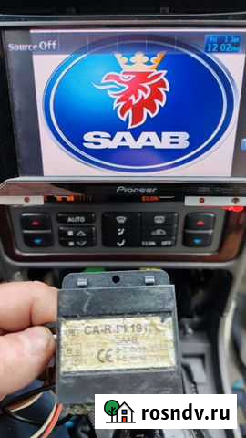 Pioneer+адаптер управления на руле saab 9-5 Мурманск - изображение 1
