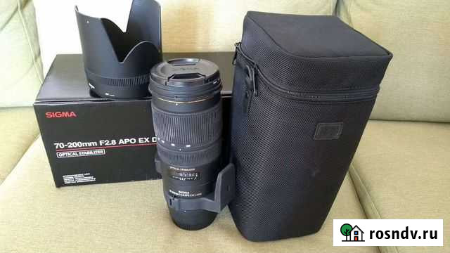 Объектив sigma 70-200 2.8 Каменск-Уральский - изображение 1