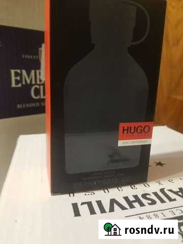 Хуго черный оригинал 125мл новый Сыктывкар - изображение 1