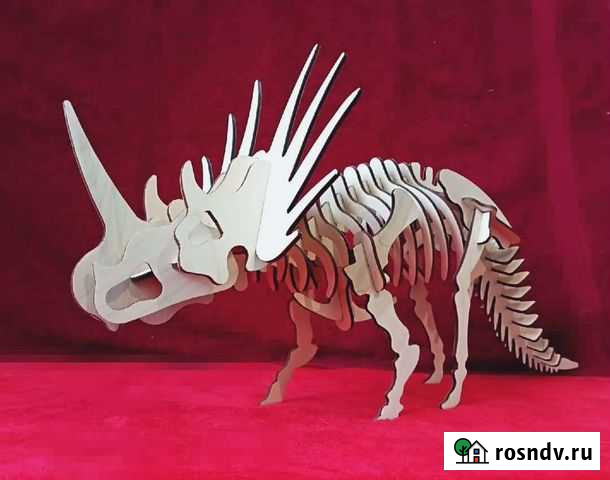 Игрушка 3Д пазл Трицератопс Петрозаводск - изображение 1