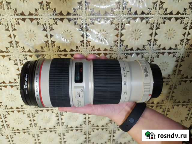 Объектив для фотоаппарата Canon EF 70-200mm f/4 L Ростов-на-Дону - изображение 1