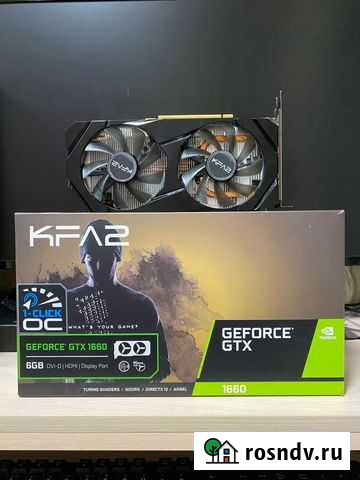 Видеокарта KFA2 GeForce GTX 1660 Симферополь - изображение 1