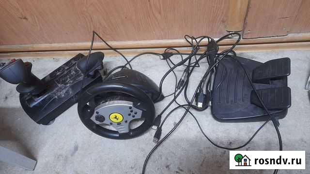 Руль педали для игр пк и Джойстик Мурманск - изображение 1