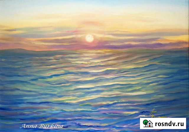 Картина закат Тольятти - изображение 1