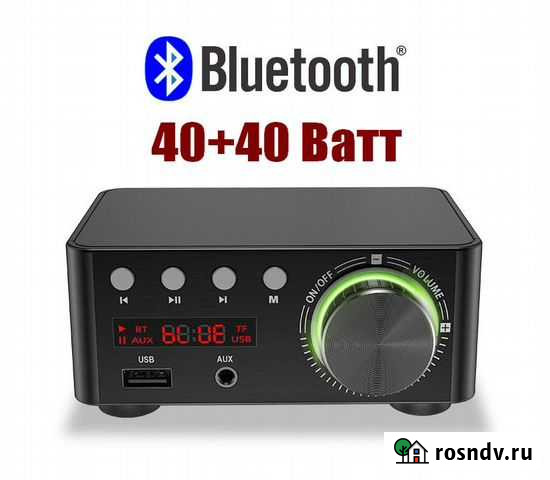Блютуз усилитель с USB, mp3 плеером Омск - изображение 1