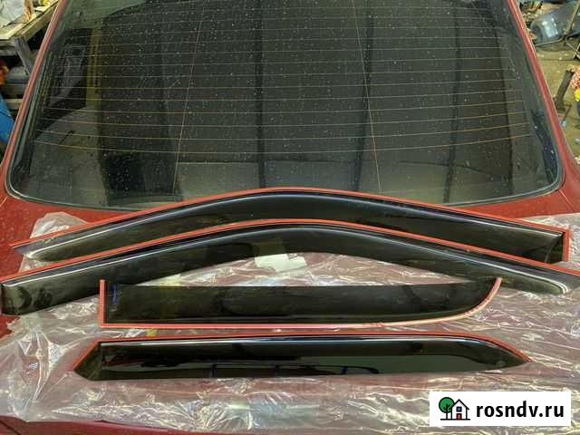 Дефлекторы боковые honda cr-v 2 Курган - изображение 1
