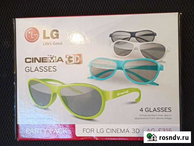 3d Очки LG AG-F315 комплект новые Верхняя Пышма - изображение 1