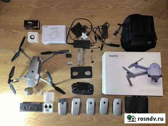 Квадрокоптер DJI Mavic Pro Platinum Fly More Combo Сочи