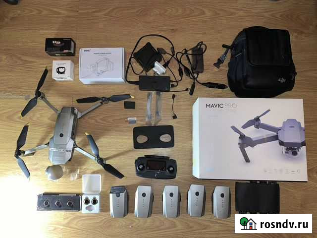 Квадрокоптер DJI Mavic Pro Platinum Fly More Combo Сочи - изображение 1