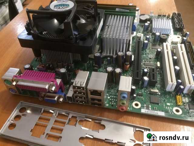 Мат плата + 8 гигов + 4 ядра проц + куллер Астрахань - изображение 1