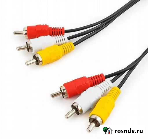 Кабель 3xRCA - 3xRCA Тихорецк - изображение 1