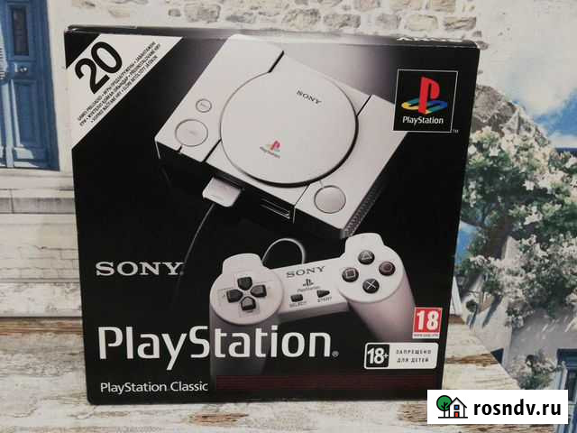 Sony PS1 Новая + 2 Геймпада + 20 Игр Тула - изображение 1