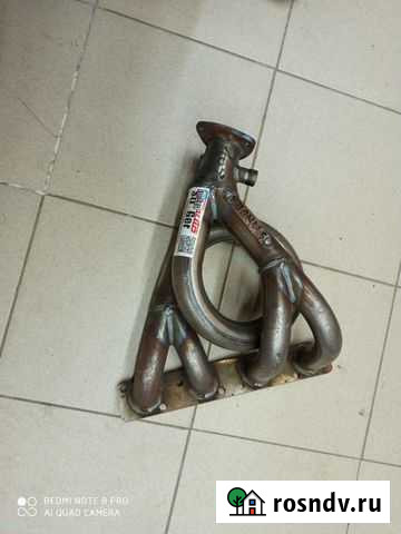 Труба приемная Приора 10 12 Калина 16кл Субару тюн Гусь-Хрустальный - изображение 1