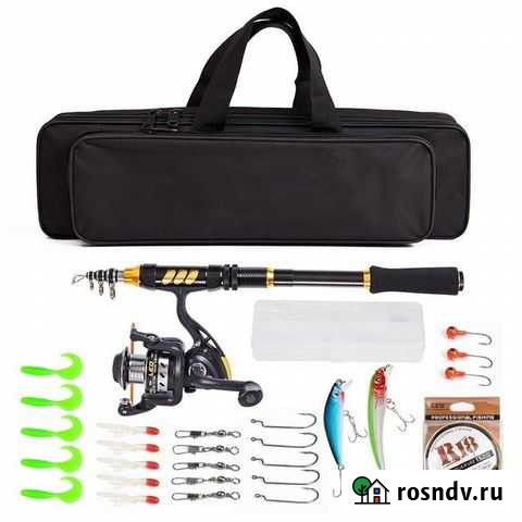 Спиннинг, катушка, леска, приманки, чехол Гатчина - изображение 1