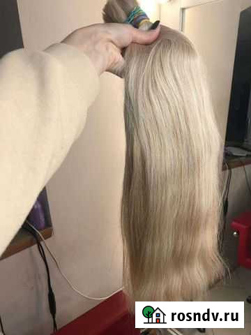Волосы для наращивания 60 см блонд Хабаровск - изображение 1