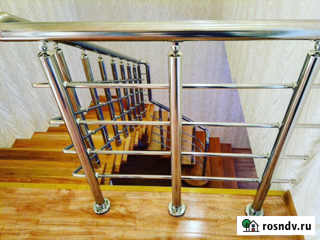 Перила из нержавеющей стали. Перила сварные Сурхахи - изображение 1