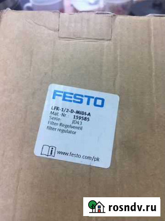 Фильтр-регулятор давления Festo LFR-1/2-D-midi-A Пенза - изображение 1