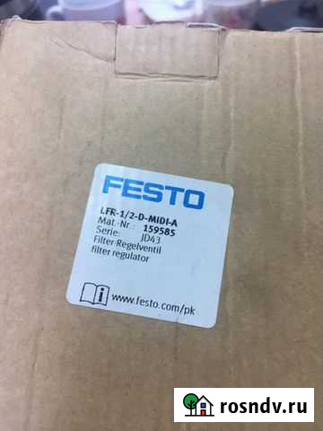Фильтр-регулятор давления Festo LFR-1/2-D-midi-A Пенза - изображение 1