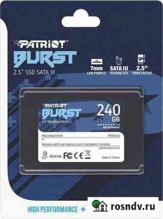 SSD Patriot Burst 240 гб (PBU240GS25ssdr) новый Уфа