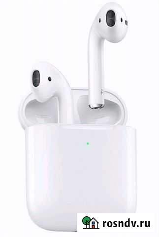 Apple AirPods 2 с беспроводной зарядкой (новые) Новый Уренгой - изображение 1