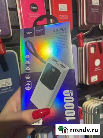Аккумулятор внешний hoco j41 10000mah белый Бийск - изображение 1