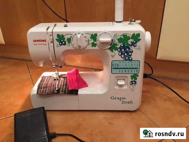 Швейная машина Janome Grape 2016 Ижевск - изображение 1