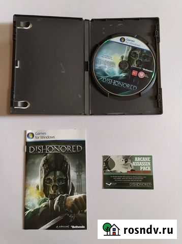 Dishonored PC DVD-box Владивосток - изображение 1